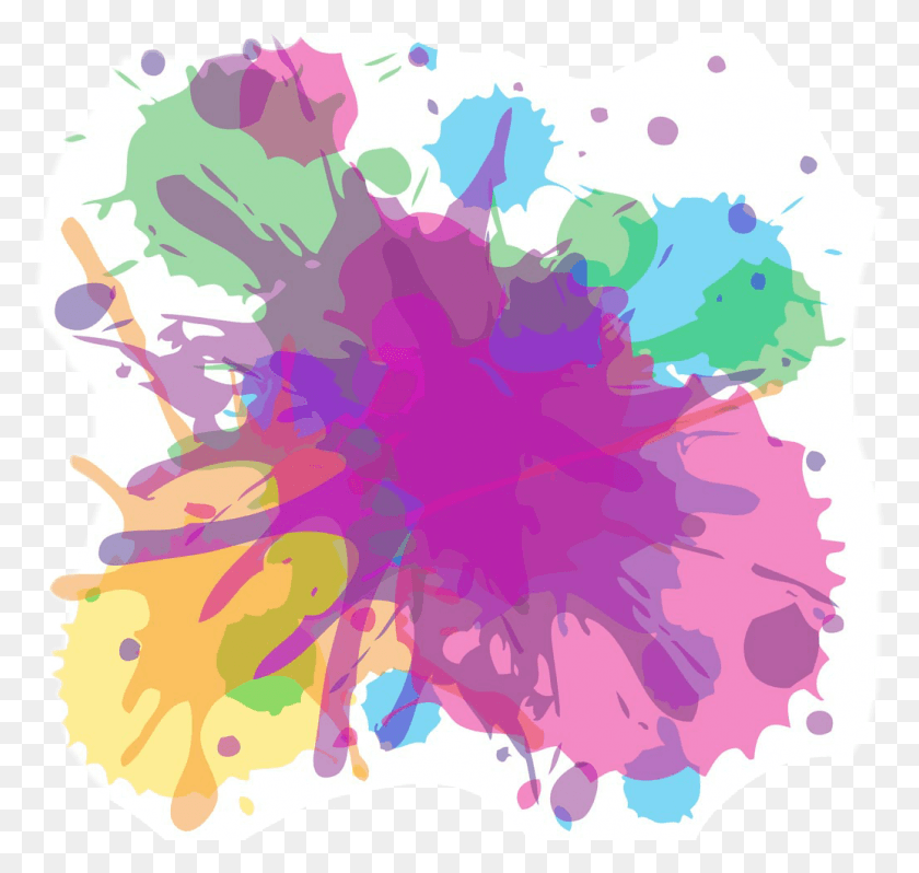 1034x979 Magicselfie Watersplash Watercolor Color Splash Vector, Graphics, Plant HD PNG Download