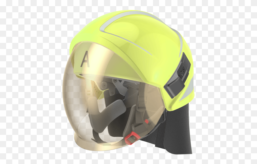 435x475 Magma Fire Helmet Type A High Vis Yellow Motorcycle Helmet, Clothing, Apparel, Crash Helmet HD PNG Download