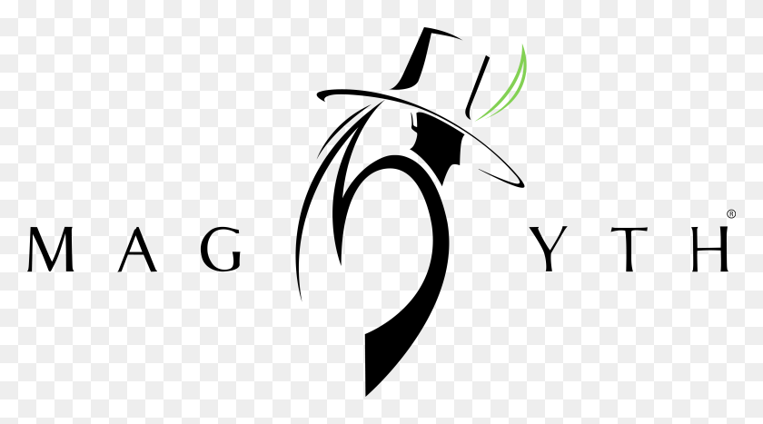 5740x3001 Magmyth Logo Final Black Calligraphy, Text, Number, Symbol HD PNG Download