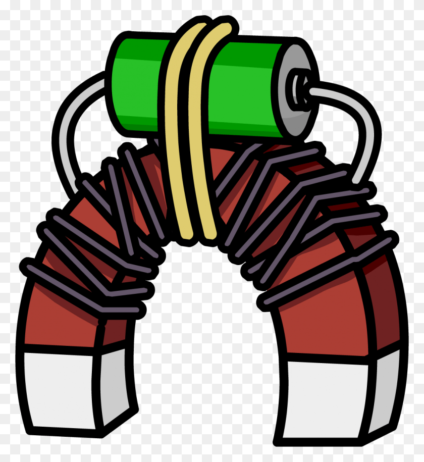 1052x1154 Magnet Electromagnet Clipart, Bomb, Weapon, Weaponry HD PNG Download