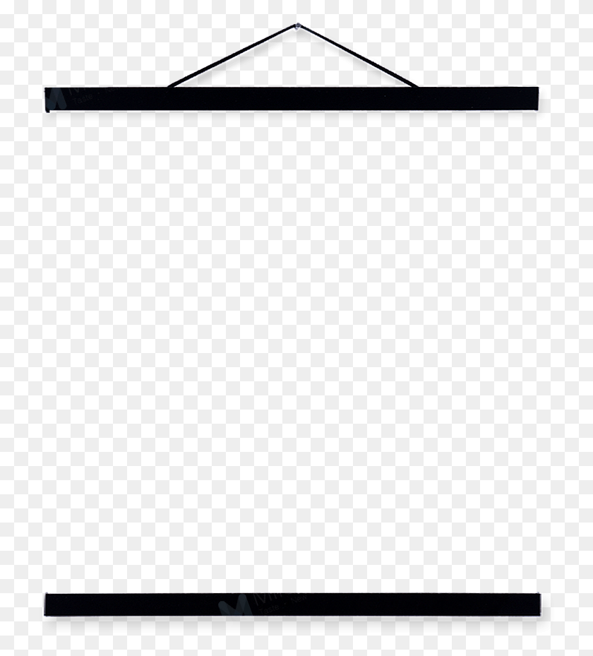 736x869 Magnet Poster Hanger Black 1 1 Frame Clothes Hanger, Bow, Screen, Electronics HD PNG Download