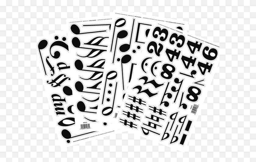 600x474 Magnetic Notes Set Of Magiboards Brush Note De Musique, Text, Label, Number HD PNG Download