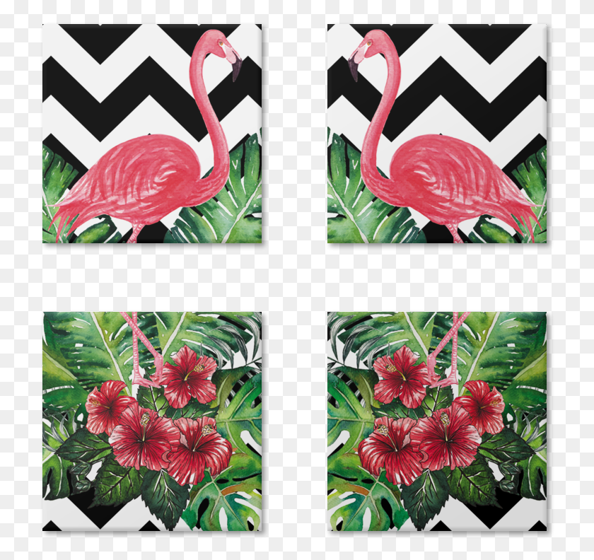 728x732 Magneto Flamingo De Vitor Costana Arte Para Copo Flamingo, Flower, Plant, Blossom HD PNG Download