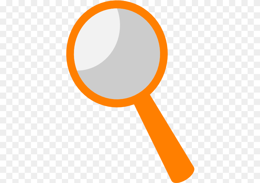 415x593 Magnifying Glass Icon Magnifying Glass Icon Orange PNG