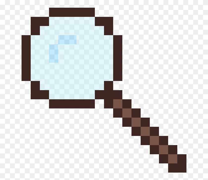 667x667 Magnifying Glass Make A Tower In Minecraft, Cross, Symbol, Key HD PNG Download
