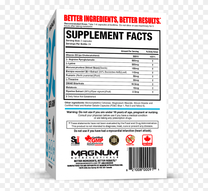 1000x914 Magnum Nutraceuticals, Label, Text, Flyer HD PNG Download