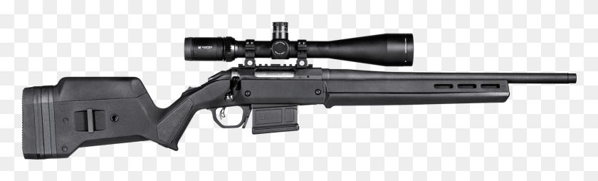 1409x351 Magpul American Hunter Stock, Gun, Weapon, Weaponry HD PNG Download