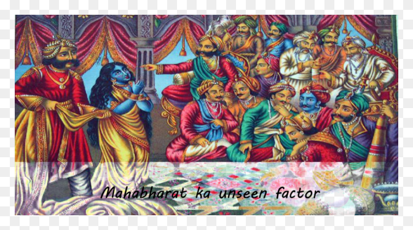 850x445 Mahabharat Ka Unseen Factor Draupadi Vastrapaharanam, Person, Human, Crowd HD PNG Download