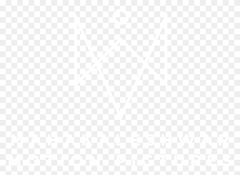 1592x1130 Логотип Джона Хопкинса Mahakal Motion Pictures Белый, Треугольник, Символ, Звездный Символ Png Скачать