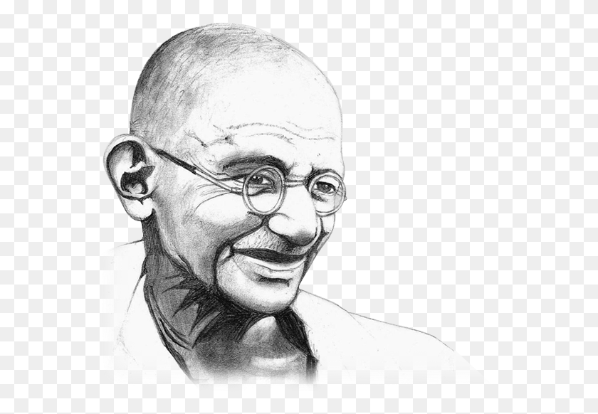 568x522 Mahatma Gandhi Mahatma Gandhi, Person, Human, Head HD PNG Download