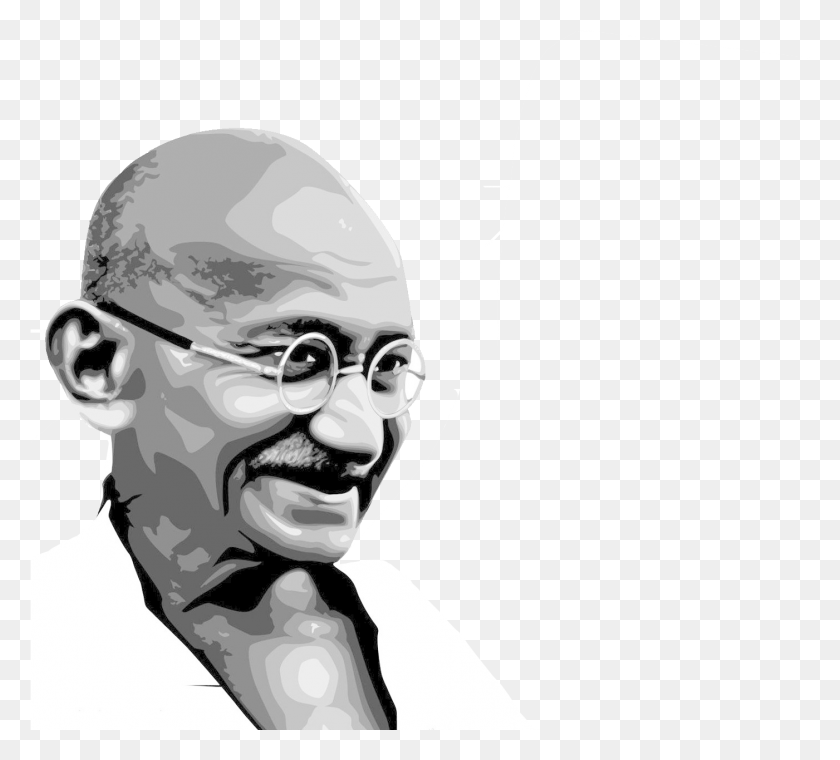 1401x1258 Махатма Ганди Махатма Ганди, Голова, Лицо, Человек Hd Png Скачать