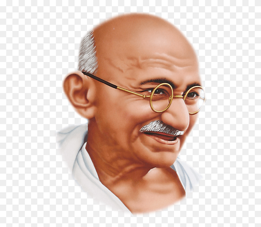 506x672 Mahatma Gandhi Pic Mahatma Gandhi, Face, Person, Human HD PNG Download