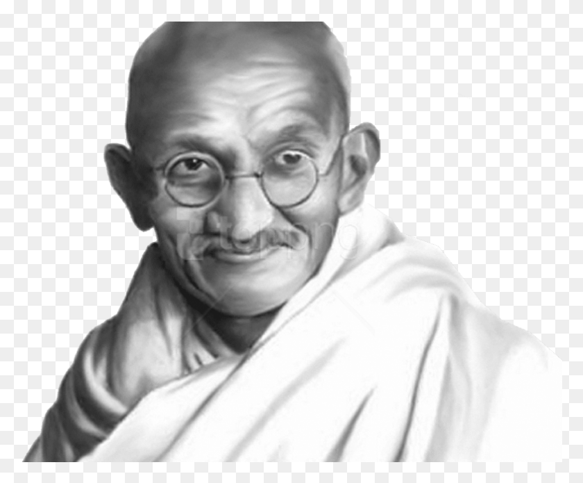 784x639 Descargar Png / Mahatma Gandhi S Images Background Mahatma Gandhi, Cabeza, Cara, Persona Hd Png