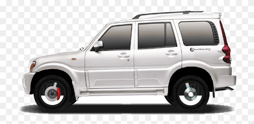729x350 Descargar Png / Mahindra Scorpio Alloy Wheels, Coche, Vehículo, Transporte Hd Png