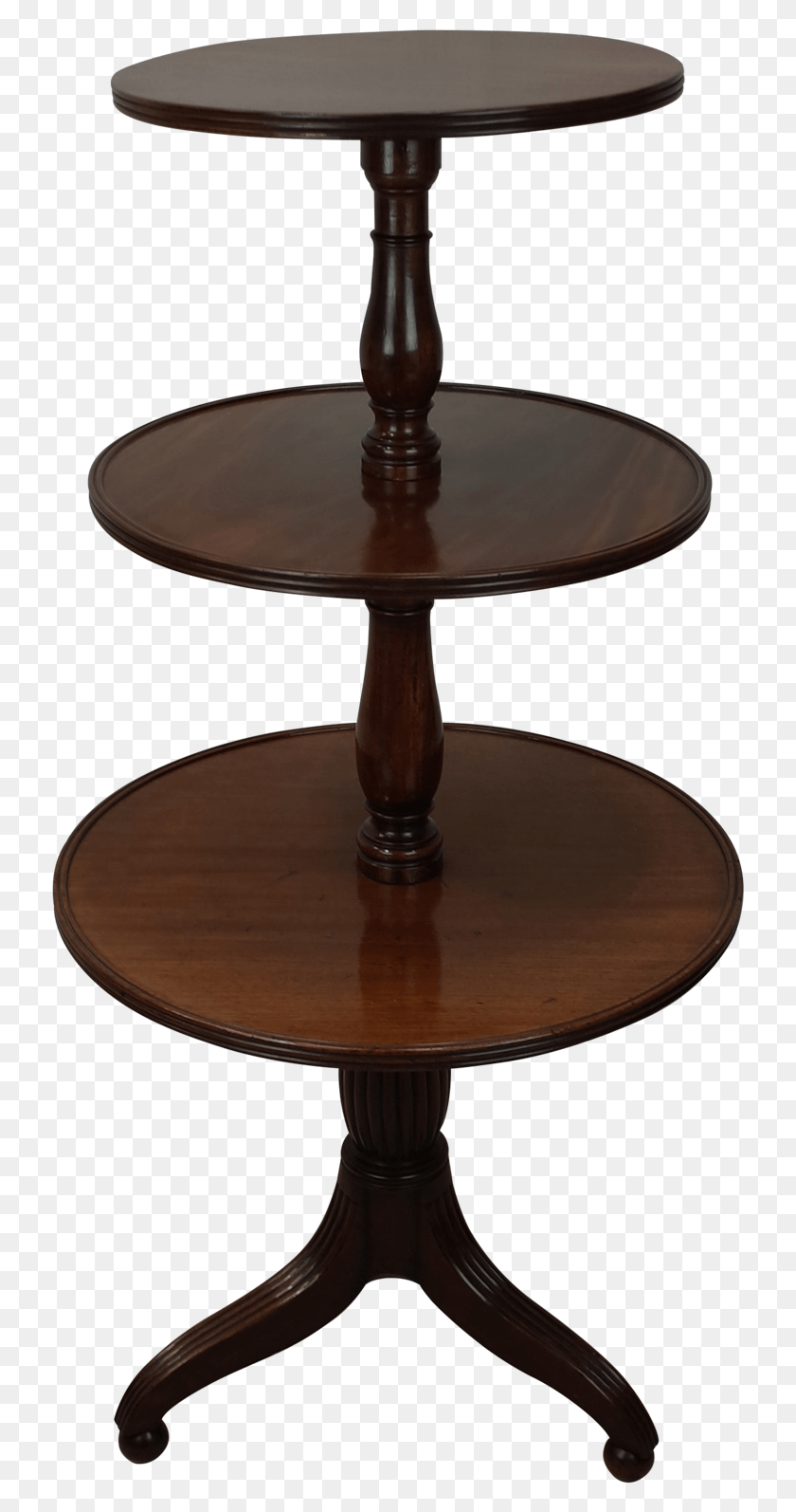732x1534 Mahogany Three Tier Dumb Waiter Kitchen Amp Dining Room Table, Furniture, Tabletop, Dining Table HD PNG Download