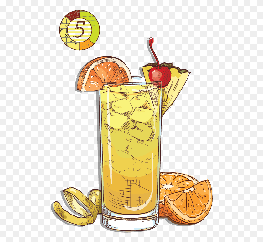 Mai Tai Samba Cocktail, Alcohol, Beverage, Drink HD PNG Download