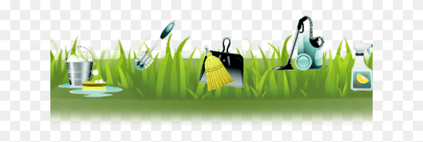 641x222 Maiden Clipart Cleaning Lady, Broom HD PNG Download