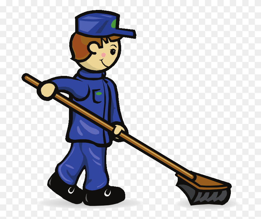 706x647 Maiden Clipart House Cleaner Street Sweeper Clipart, Person, Human, Cleaning HD PNG Download