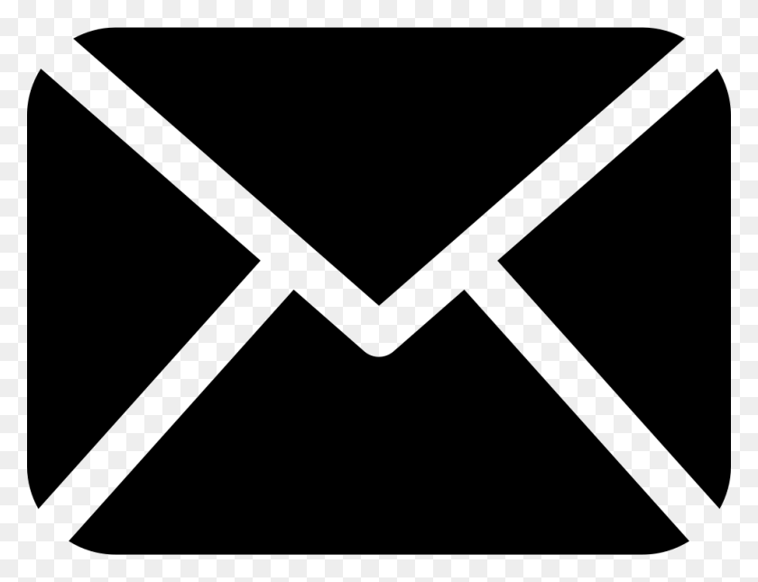 980x736 Mail Black Envelope Symbol Svg Icon Free Black Email Icon, Texture, Airmail, Sword HD PNG Download