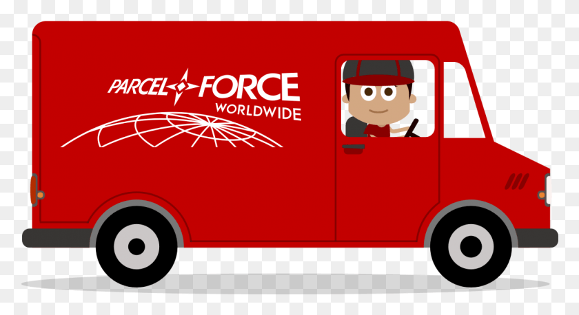 1129x577 Mail Clipart Shipping Truck Parcel Force Delivery, Transportation, Vehicle, Van HD PNG Download