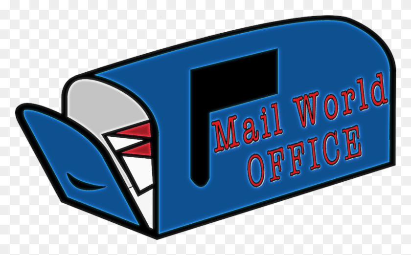1044x619 Descargar Png Mail World Office, Word, Texto, Buzón Hd Png