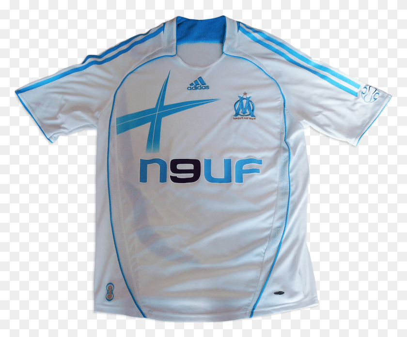 1869x1524 Maillot Domicile Om Olympique De Marseille 2006 2007 Maillot Om 2006 2007, Clothing, Apparel, Shirt HD PNG Download