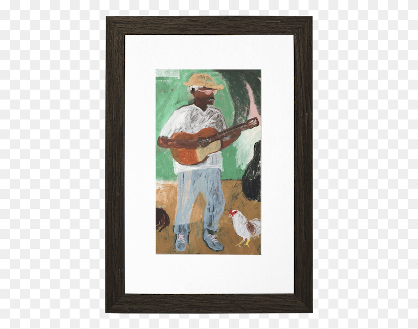 425x601 Mailman Slim Picture Frame, Person, Human, Guitar HD PNG Download