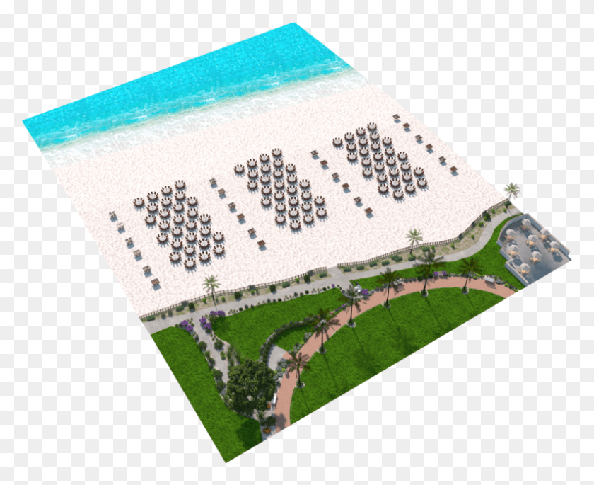 792x635 Main Beach Banquet Aerial Photography, Rug, Plan, Plot HD PNG Download
