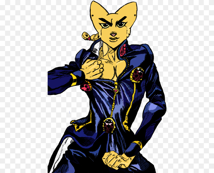 469x677 Main Image Giorno Giovanna Manga, Adult, Male, Man, Person Clipart PNG