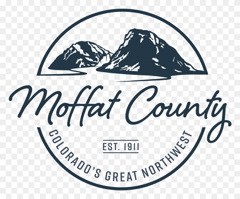 1667x1366 Main Logo File Moffat County Logo, Text, Alphabet, Poster HD PNG Download