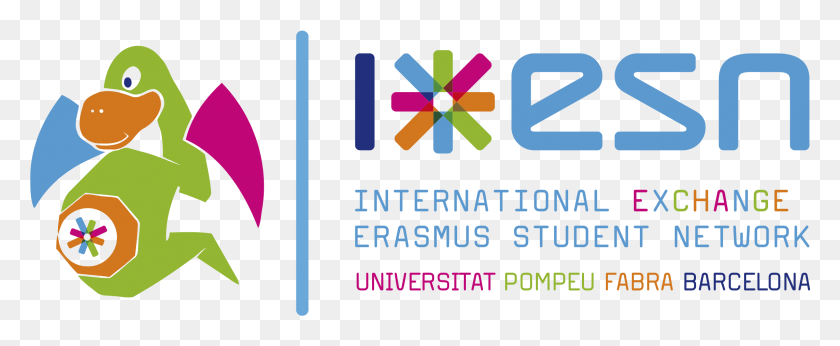 2285x839 Descargar Png Menú Principal Erasmus Student Network, Texto, Logotipo, Símbolo Hd Png