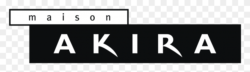 2191x521 Maison Akira Logo Прозрачный Maison Akira, Текст, Символ, Номер Hd Png Скачать