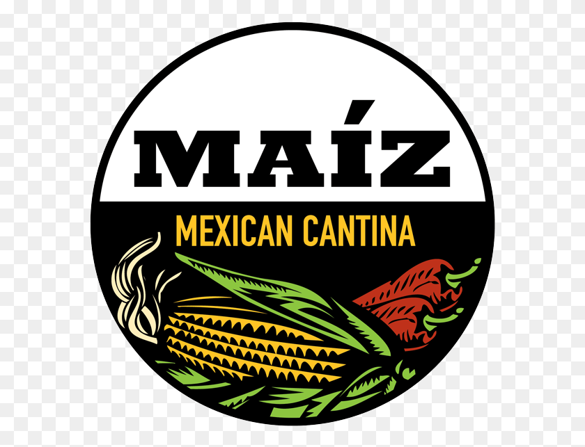 583x583 Maiz Mexican Cantina Logo Maiz Mexican Cantina, Этикетка, Текст, Растение Hd Png Скачать