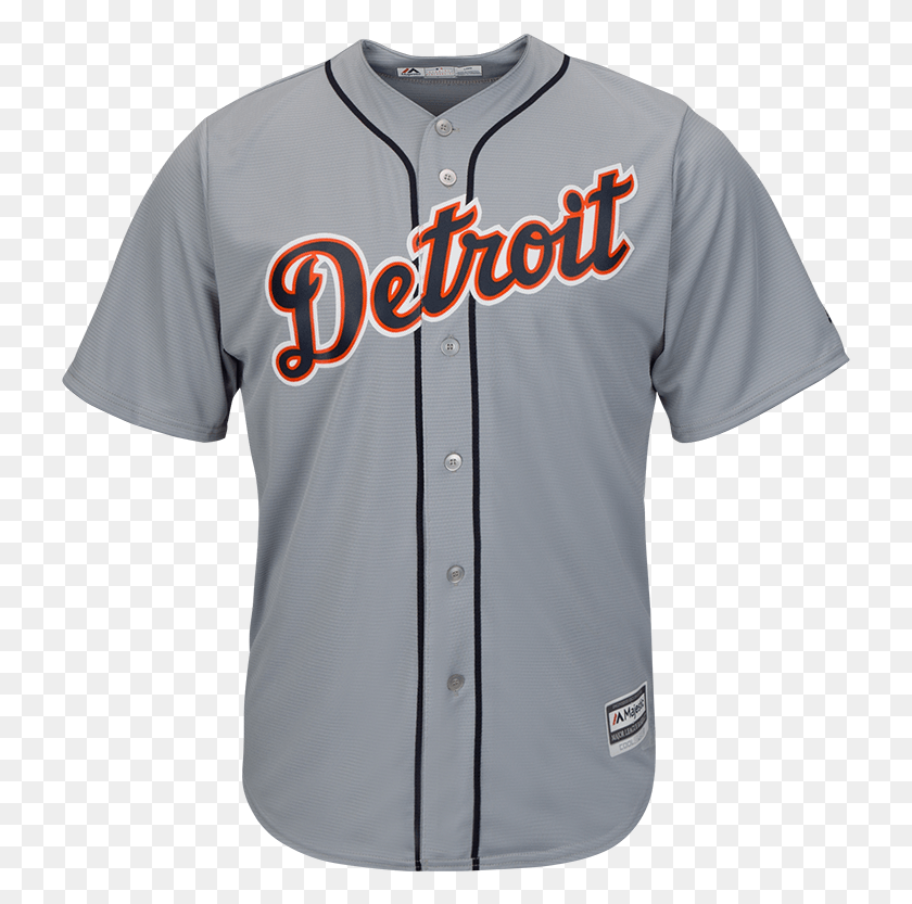 727x773 Majestic Detroit Tigers Youth Grey Cool Base Jersey Detroit Tigers, Clothing, Apparel, Shirt HD PNG Download