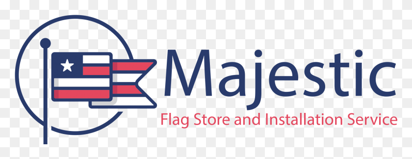 1703x578 Majestic Flag Store Graphic Design, Text, Symbol, Logo HD PNG Download