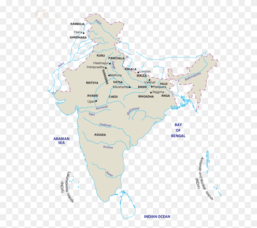 609x685 Основные Реки Индии 5 Основных Рек Индии, Карта, Диаграмма, Участок Hd Png Скачать