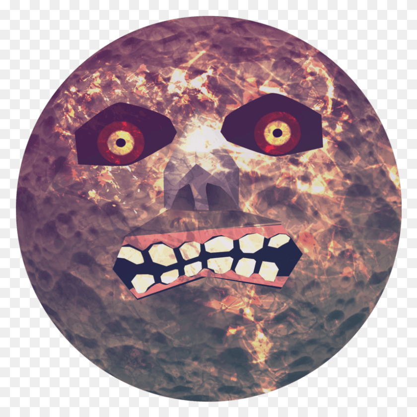 796x796 Majoras Mask Moon Majora39s Mask Moon, Rug, Outer Space, Astronomy HD PNG Download