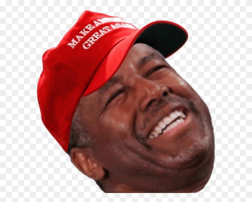 600x614 Make America Great Again Ben Carson Make America Great Again, Clothing, Apparel, Face HD PNG Download