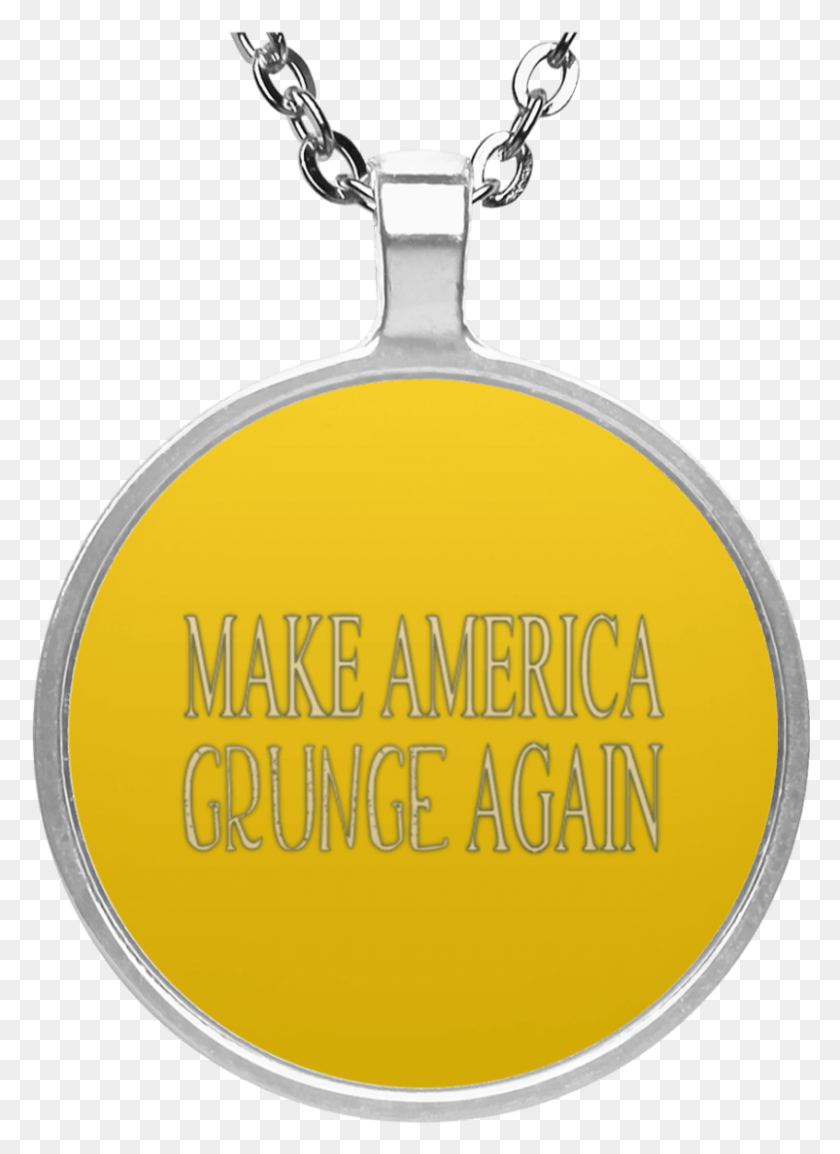 803x1127 Make America Grunge Again Un4686 Circle Necklace Locket, Outdoors, Nature, Beverage HD PNG Download