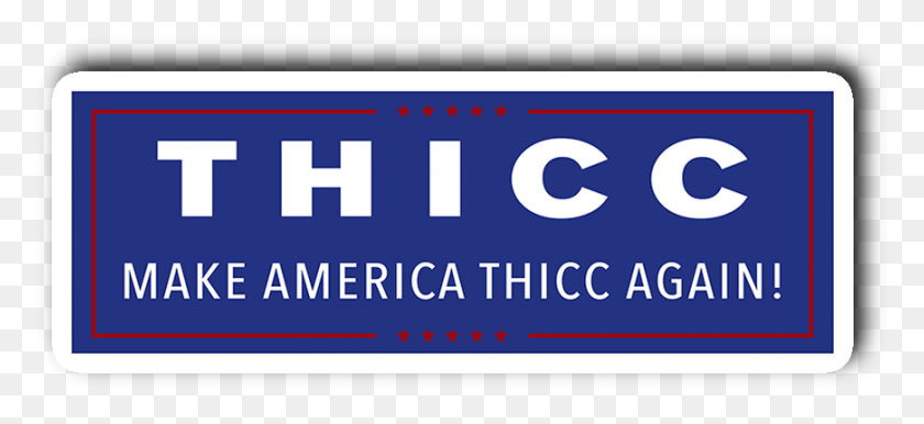 870x364 Make America Thicc Again Sticker Michael Red, Text, Word, Label HD PNG Download