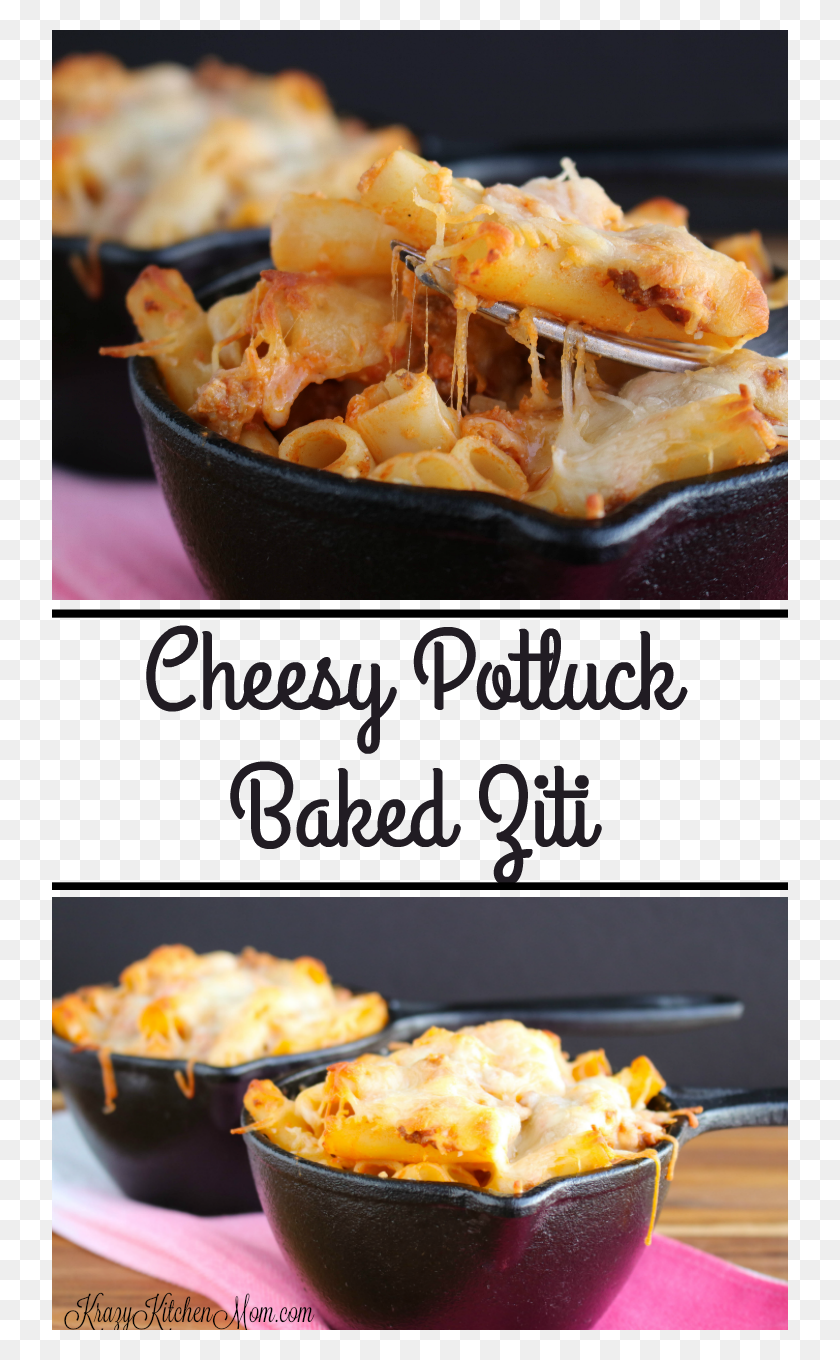 736x1300 Make Cheesy Potluck Baked Ziti For Your Next Party Pot Pie, Food, Burger, Pasta HD PNG Download