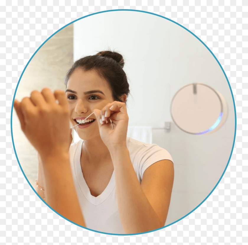 767x768 Make Flossing 3 Clean Circle, Person, Human, Face HD PNG Download