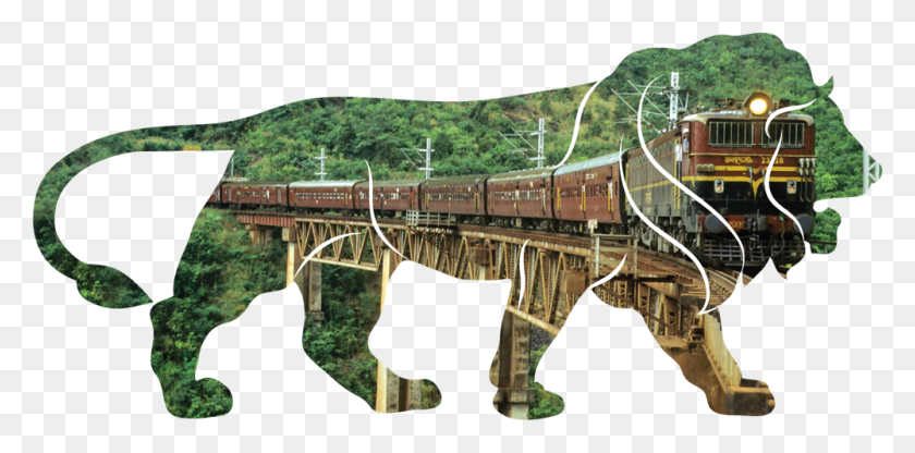 1000x457 Descargar Png / Ferrocarriles De La India Png