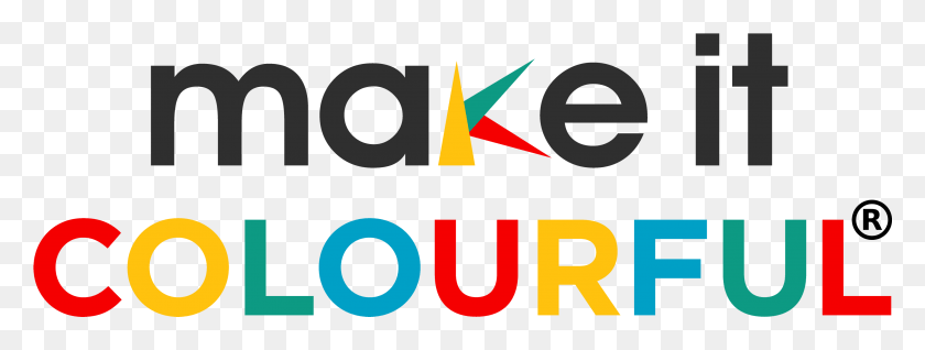 3452x1142 Make It Colourful, Text, Word, Alphabet HD PNG Download