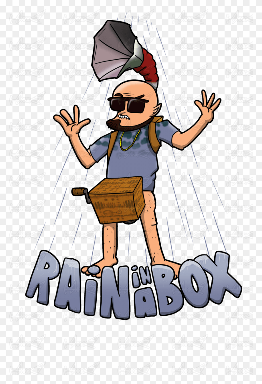 900x1350 Descargar Png / Hacer Lluvia De Dibujos Animados, Cartel, Publicidad, Persona Hd Png