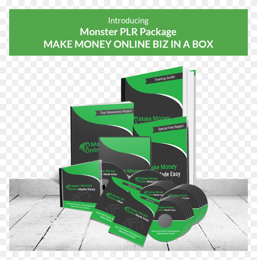960x972 Make Money Online Made Easy Biz In A Box Monster Plr Flyer, Poster, Advertisement, Paper HD PNG Download