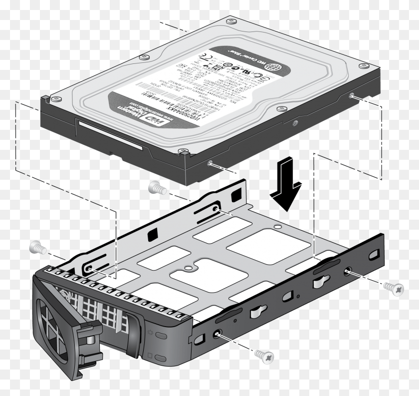 1463x1376 Make Sure That The Hard Disk Connectors Face The Interior Solid State Drive, Electronics, Computer, Hardware HD PNG Download
