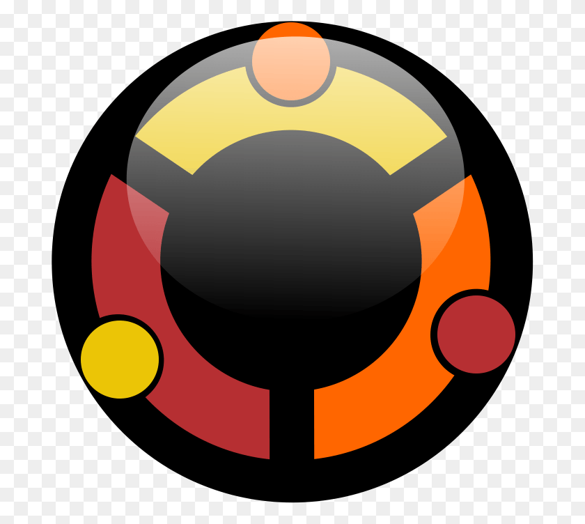 692x692 Сделать Логотип Ubuntu С Помощью Corel Draw Изображения Coreldraw Для Практики, Мяч, Сфера, Бомба Png Скачать