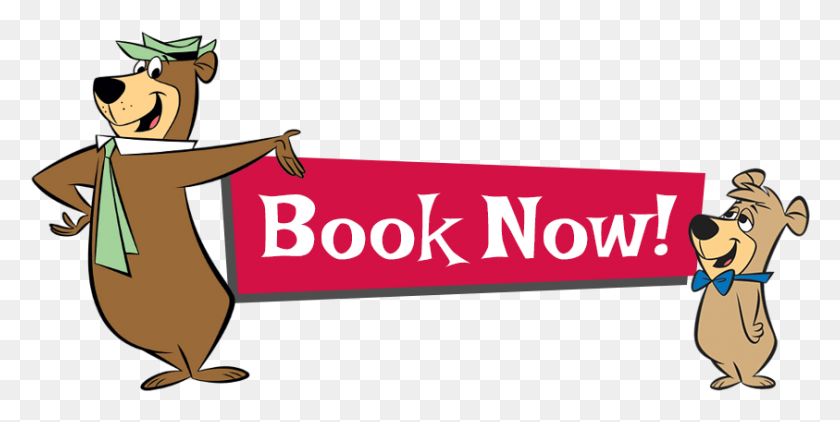 843x392 Make Your Online Reservation Yogi Bear Smarter Than The Average Bear, Text, Invertebrate, Animal HD PNG Download