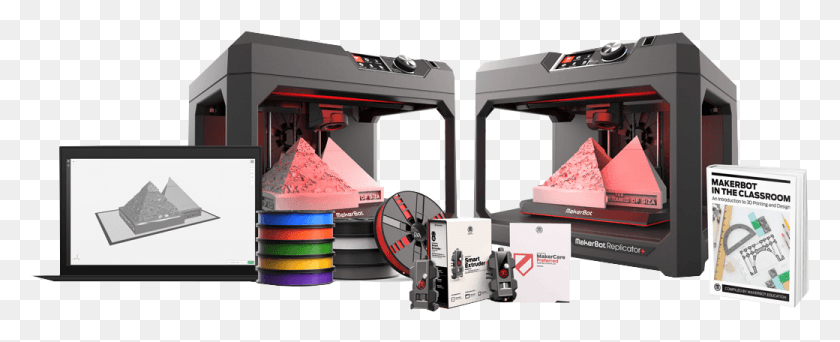 1040x376 Makerbot, Машина, Пароварка Hd Png Скачать